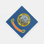 Staatsflagge von Idaho Serviette (Ecke)