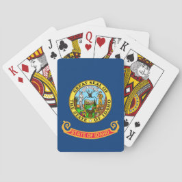 Staatsflagge von Idaho Spielkarten