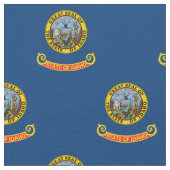Staatsflagge von Idaho Stoff (Nahaufnahme)
