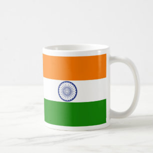 Staatsflagge von Indien Ashoka Chakra Kaffeetasse