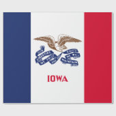 Staatsflagge von Iowa Geschenkpapier (Flach)