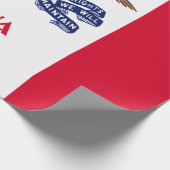 Staatsflagge von Iowa Geschenkpapier (Ecke)