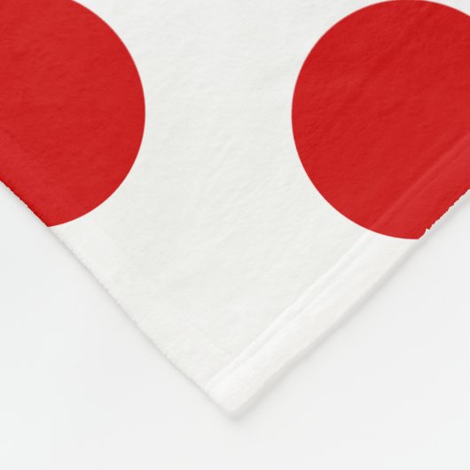 Staatsflagge von Japan Fleecedecke (Ecke)