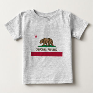 Staatsflagge von Kalifornien Baby T-shirt
