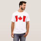 Staatsflagge von Kanada - Drapeau DU Kanada T-Shirt (Vorne ganz)