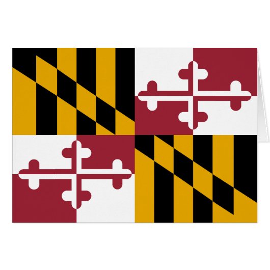 Staatsflagge von Maryland (Vorderseite (Horizontal))