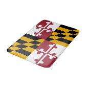Staatsflagge von Maryland Badematte (Schrägansicht)