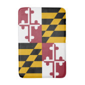 Staatsflagge von Maryland Badematte (Vorderseite Vertikal)