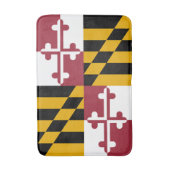 Staatsflagge von Maryland Badematte (Vorderseite Vertikal)