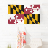 Staatsflagge von Maryland Banner (Insitu)
