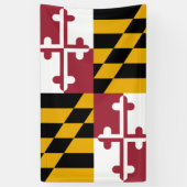 Staatsflagge von Maryland Banner (Vertikal)