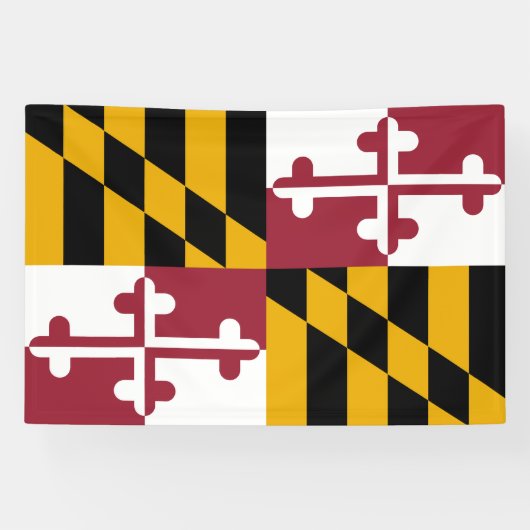 Staatsflagge von Maryland Banner (Horizontal)