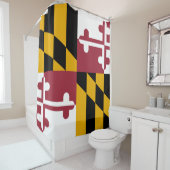 Staatsflagge von Maryland Duschvorhang (Beispiel)