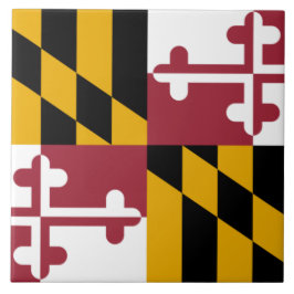 Staatsflagge von Maryland Fliese