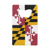 Staatsflagge von Maryland Geldbeutel Flaschenöffner (Vorderseite)