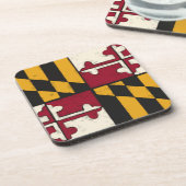 Staatsflagge von Maryland Getränkeuntersetzer (Linke Seite)