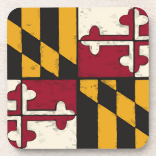 Staatsflagge von Maryland Getränkeuntersetzer