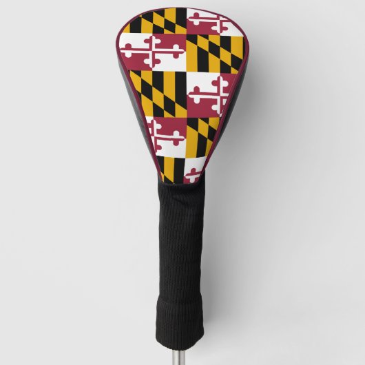 Staatsflagge von Maryland Golf Headcover (Vorderseite)