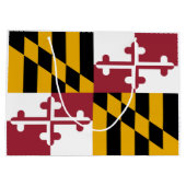 Staatsflagge von Maryland Große Geschenktüte (Rückseite)