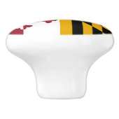 Staatsflagge von Maryland Keramikknauf (Seitenansicht)