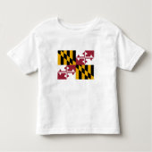 Staatsflagge von Maryland Kleinkind T-shirt (Vorderseite)