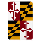 Staatsflagge von Maryland Magnet (Vertikal)