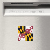 Staatsflagge von Maryland Magnet (In Situ (Geschirrspüler))