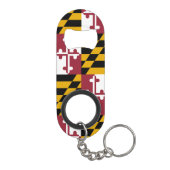 Staatsflagge von Maryland Mini Flaschenöffner (Rückseite)