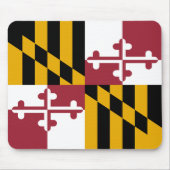 Staatsflagge von Maryland Mousepad (Vorne)