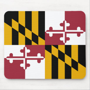 Staatsflagge von Maryland Mousepad