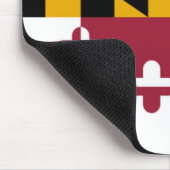 Staatsflagge von Maryland Mousepad (Ecke)