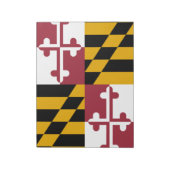 Staatsflagge von Maryland Notizblock (Rotiert)