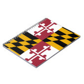 Staatsflagge von Maryland Notizblock (Linke Seite)