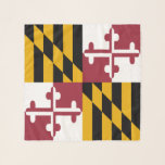 Staatsflagge von Maryland Schal<br><div class="desc">Patriotische Maryland-Staatsflagge.</div>
