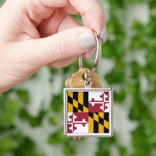 Staatsflagge von Maryland Schlüsselanhänger