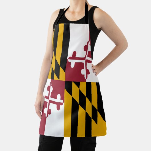 Staatsflagge von Maryland Schürze (InSitu)