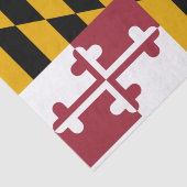 Staatsflagge von Maryland Seidenpapier (Ausschnitt)