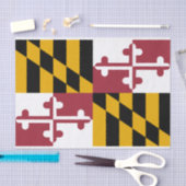 Staatsflagge von Maryland Seidenpapier (Handwerk)
