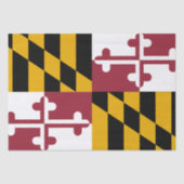 Staatsflagge von Maryland Seidenpapier (Vorderseite)