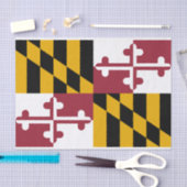 Staatsflagge von Maryland Seidenpapier (Handwerk)