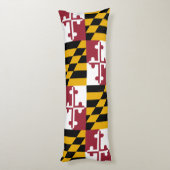 Staatsflagge von Maryland Seitenschläferkissen (Rückseite (Vertikal))