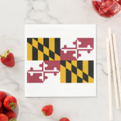 Staatsflagge von Maryland Serviette (Beispiel)