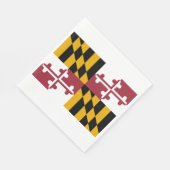 Staatsflagge von Maryland Serviette (Ecke)