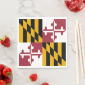 Staatsflagge von Maryland Serviette (Beispiel)