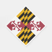 Staatsflagge von Maryland Serviette (Ecke)