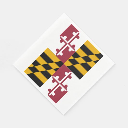 Staatsflagge von Maryland Serviette (Ecke)