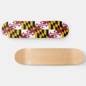 Staatsflagge von Maryland Skateboard (Horizontal)