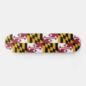 Staatsflagge von Maryland Skateboard (Horizontal)