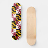 Staatsflagge von Maryland Skateboard (Vorderseite)