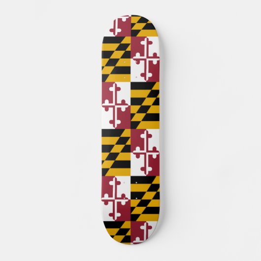 Staatsflagge von Maryland Skateboard (Vorderseite)